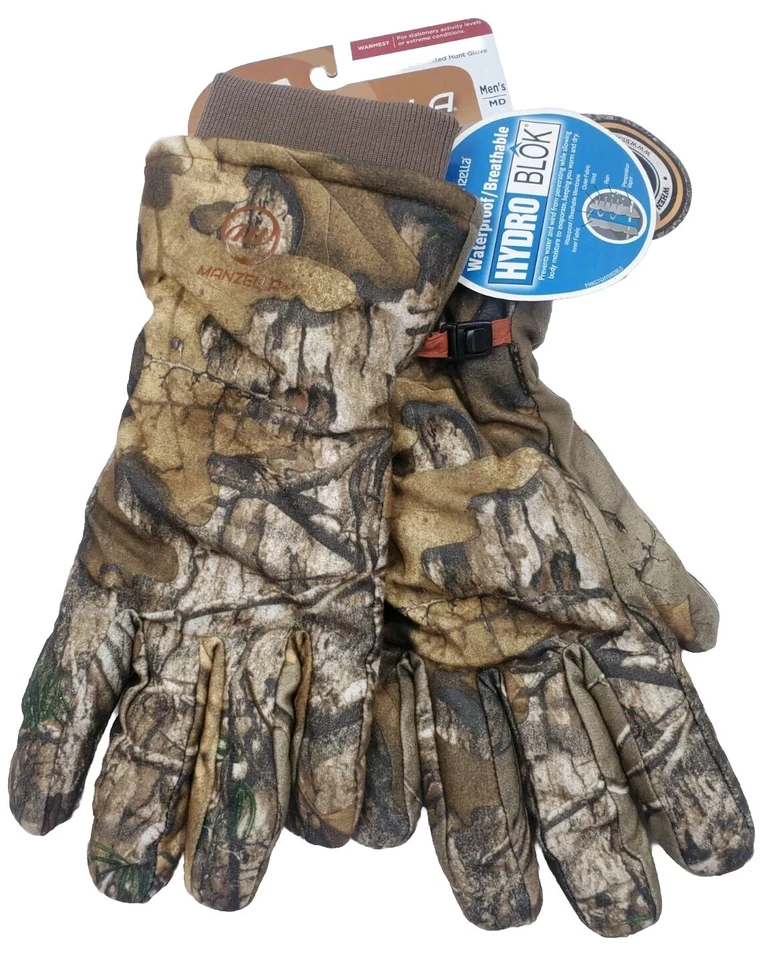 Manzella Tracker Hunting Gloves Men's Size MEDIUM Camouflage - Image 4 of 4