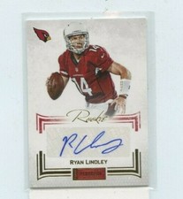 RYAN LINDLEY 2012 Panini Playbook Gold Rookie Auto Autograph #D /49