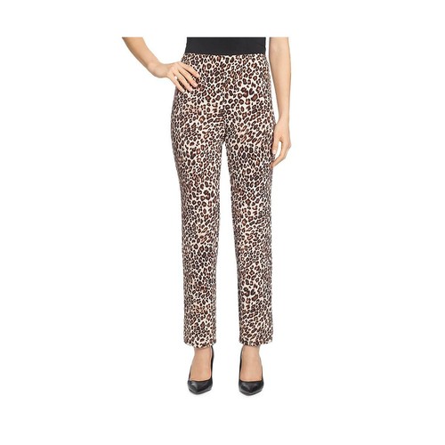 T Tahari Womens Animal Print Scuba Pull 