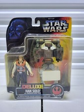 Deluxe Han Solo Smuggler Flight Pack STAR WARS Power of the Force MOC  2 D1