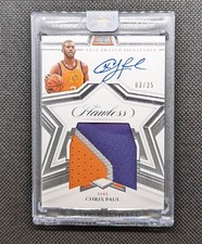 2021-22 Flawless Star Swatch Signatures Chris Paul 3/25 Jersey Numbered Patch...
