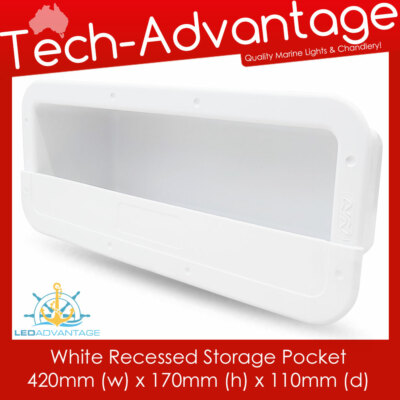 Bn White Boat Caravan Motorhome Rv Storage Recessed Pocket Box 4mm X 170mm Ebay Bn White Boat Caravan Motorhome Rv Storage Recessed Pocket Box 4mm X 170mm Ebay