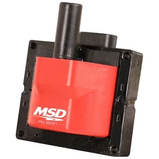 MSD Ignition Coil 8231; Blaster Replacement Black 40,000V E-Core for 96-99 GM