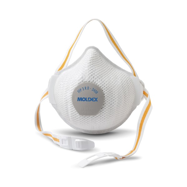 Moldex Atemschutzmaske 3408 - FFP3 R D Mit Dichtlippe Und Klimaventil - Air Plus-image