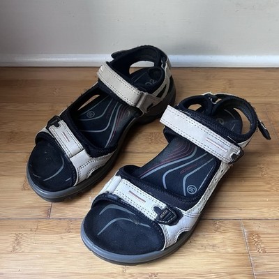 ECCO Sport Offroad Yucatan Hiking Sandals Women s EU 39 US 8-8.5 Tan Leather