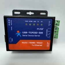 TCP232-306 RS232 RS485 RS422 to Ethernet TCP IP Modbus Gateway Serial Device