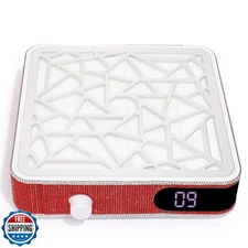 CHRISTINE SHELLY Nail Dust Collector, Powerful Vacuum Fan Vent Dust Collector