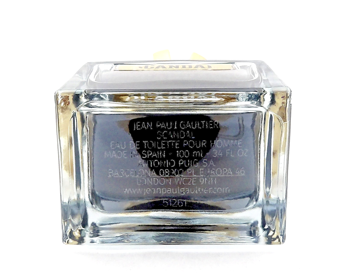 Scandal by Jean Paul Gaultier 3.4 oz EDT Pour Homme Refillable