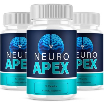 (3 Pack) Neuro Apex Brain Health Support, NeuroApex Supplement (180 Capsules)