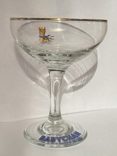 Vintage Kitsch Aged Babycham Glass - Party Bar Drinking Glass #FBY80