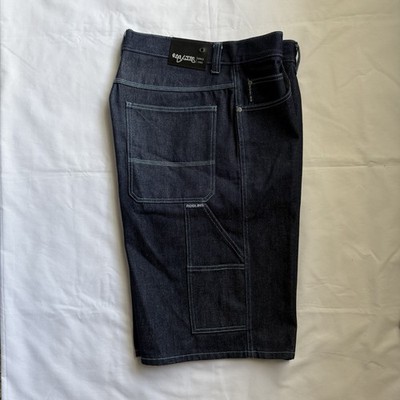 Roglins Jeans Mens Size 36 Denim Shorts Dark Wash Jorts Skater Y2K