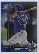 2017 Bowman Chrome Prospects Blue Refractor 4/150 Chase Vallot #BCP10 g2u