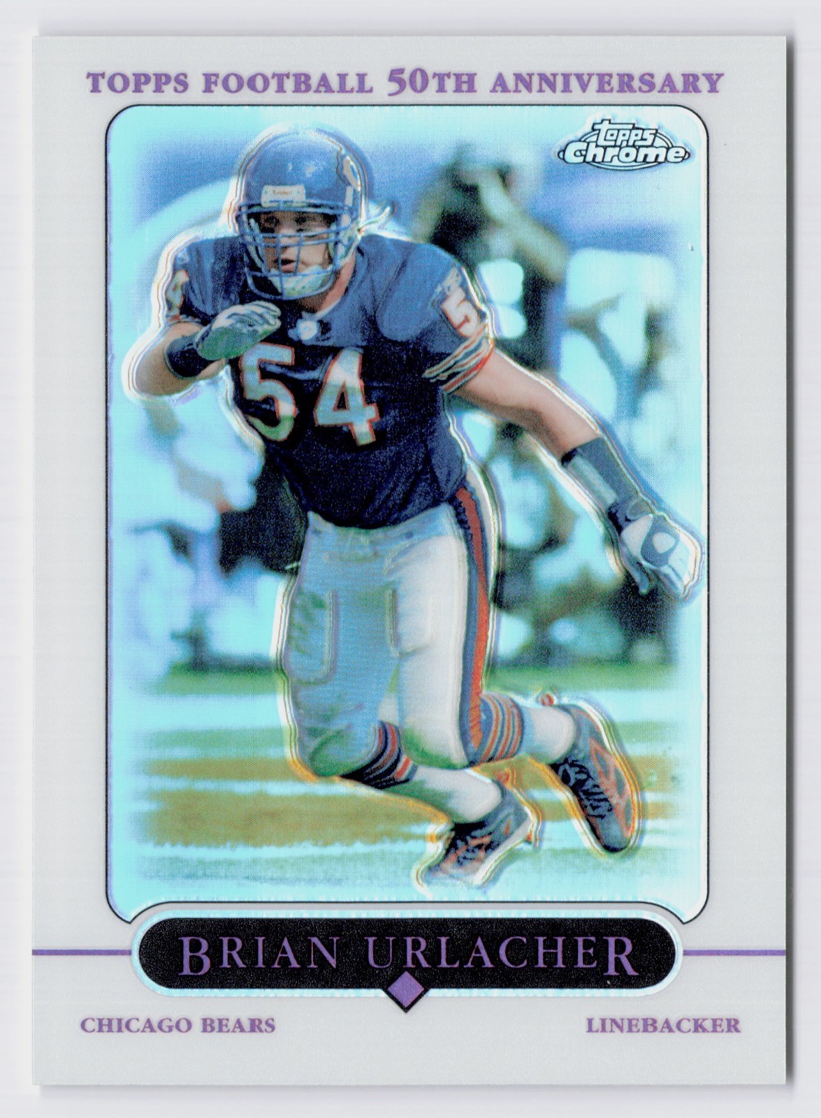 2005 Topps Chrome Brian Urlacher #20 Refractor CHICAGO BEARS