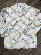 Universal Thread Patchwork Quilted Jacket Wom...