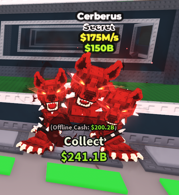 Cerberus 175M/S Steal A Brainrot Secret Roblox | eBay