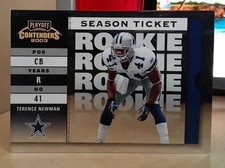 2003 TERENCE NEWMAN CONTENDERS ROOKIE #/364 DALLAS COWBOYS KANSAS STATE WILDCATS