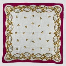 Vintage Christian Dior Handkerchief Neckerchief Bandana Pocket Square