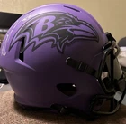 Ray Lewis Baltimore Ravens Signed Full Size Rep Rave Helmet Beckett COA