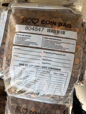 5000 (34.3lb) 95% COPPER  1909-1982  U.S. PENNIES - Bullion Unsearched