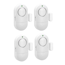 Door Window Alarm, 4 Pack 120DB Pool Alarm for Door, Home Security for Kids S...