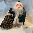 1989 Annalee Santa and Mrs. Claus Touch Of Gold Green  NWT Vintage Mobiletee — photo 8