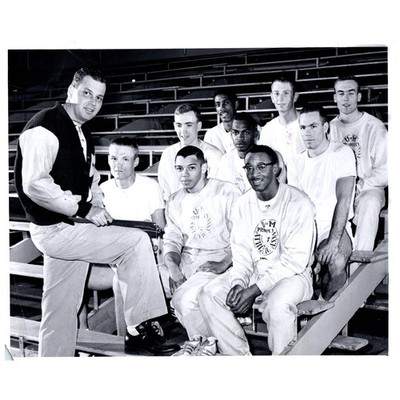 1963 Original Press Photo Michigan Wolverines Don Canham Track Team 8x10'' AD2