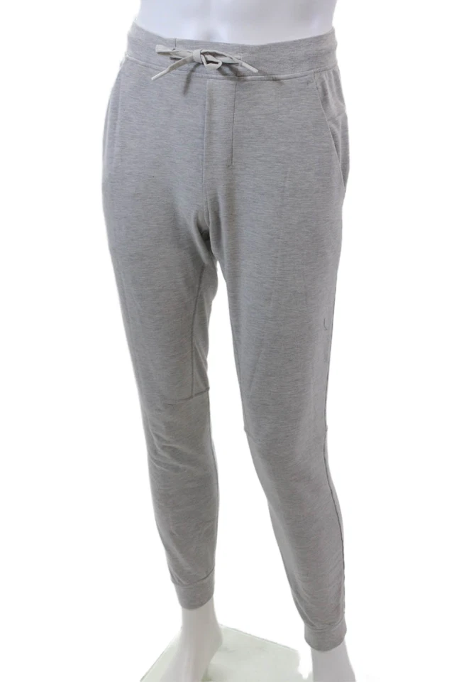 Pantalones deportivos ajustados informales con cordón gris talla XS de Lululemon para mujer Foto 2 de 4