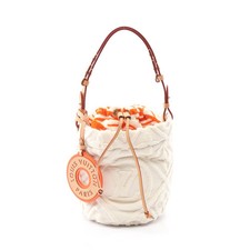 LOUIS VUITTON LV Vacation By The Pool Bucket Shoulder Bag Pile Leather #RC1945