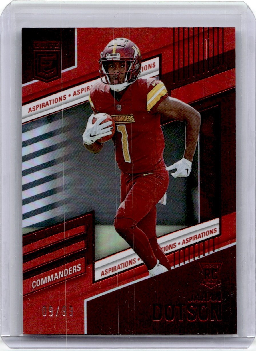 2022 DONRUSS ELITE ASPIRATIONS ROOKIE JAHAN DOTSON RC /99 WASHINGTON COMMANDERS
