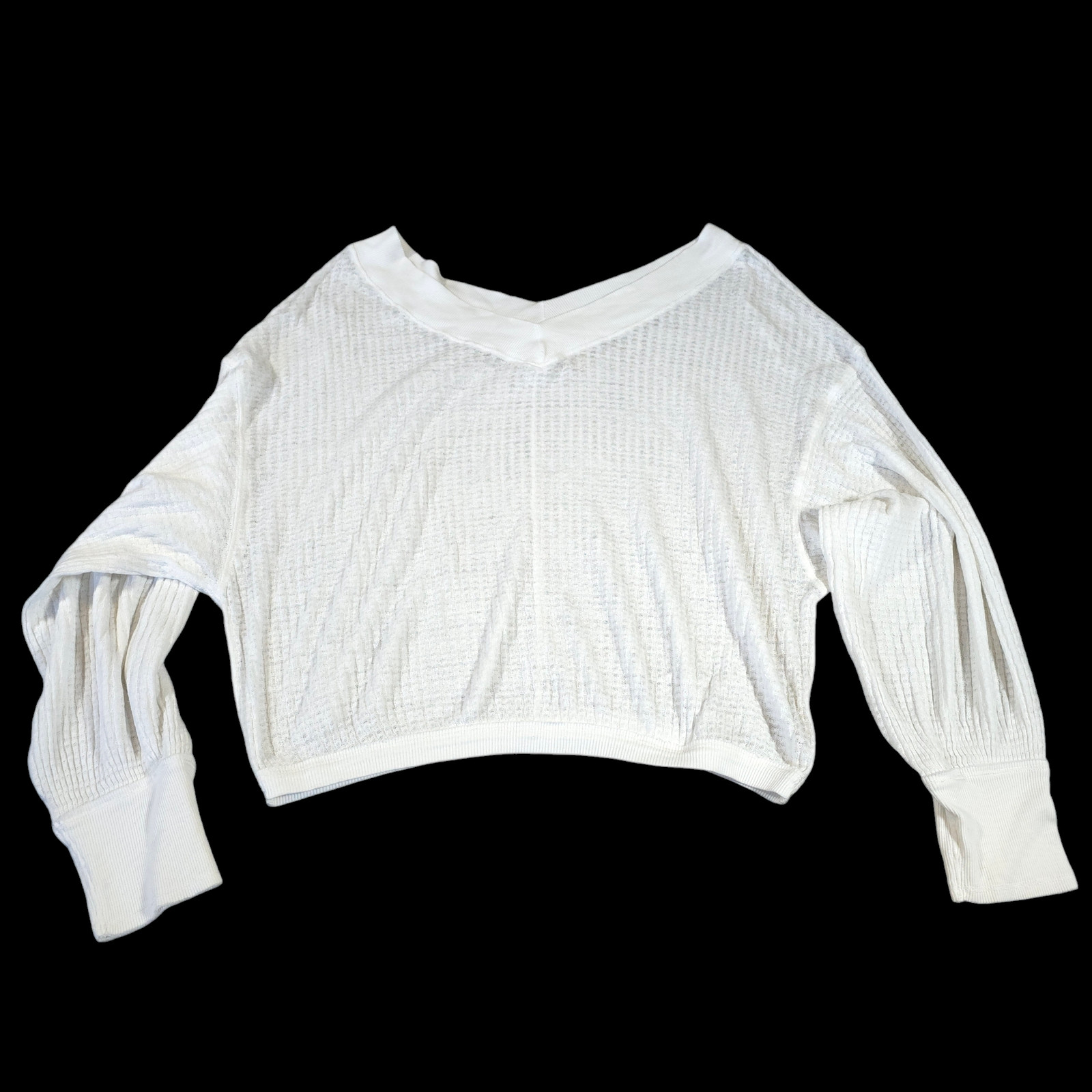 We The Free Oversized Basic Classic Ribed Thermal… - image 2