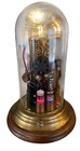 Handmade Steampunk Table Lamp Sculpture 13” Banjo Show Greece Mad Scientist