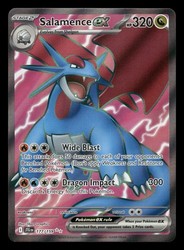 Salamence ex 177/159 Journey Together Ultra Rare Full Art Holo