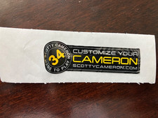 Scotty Cameron Customize your Cameron 34 shaft band sticker