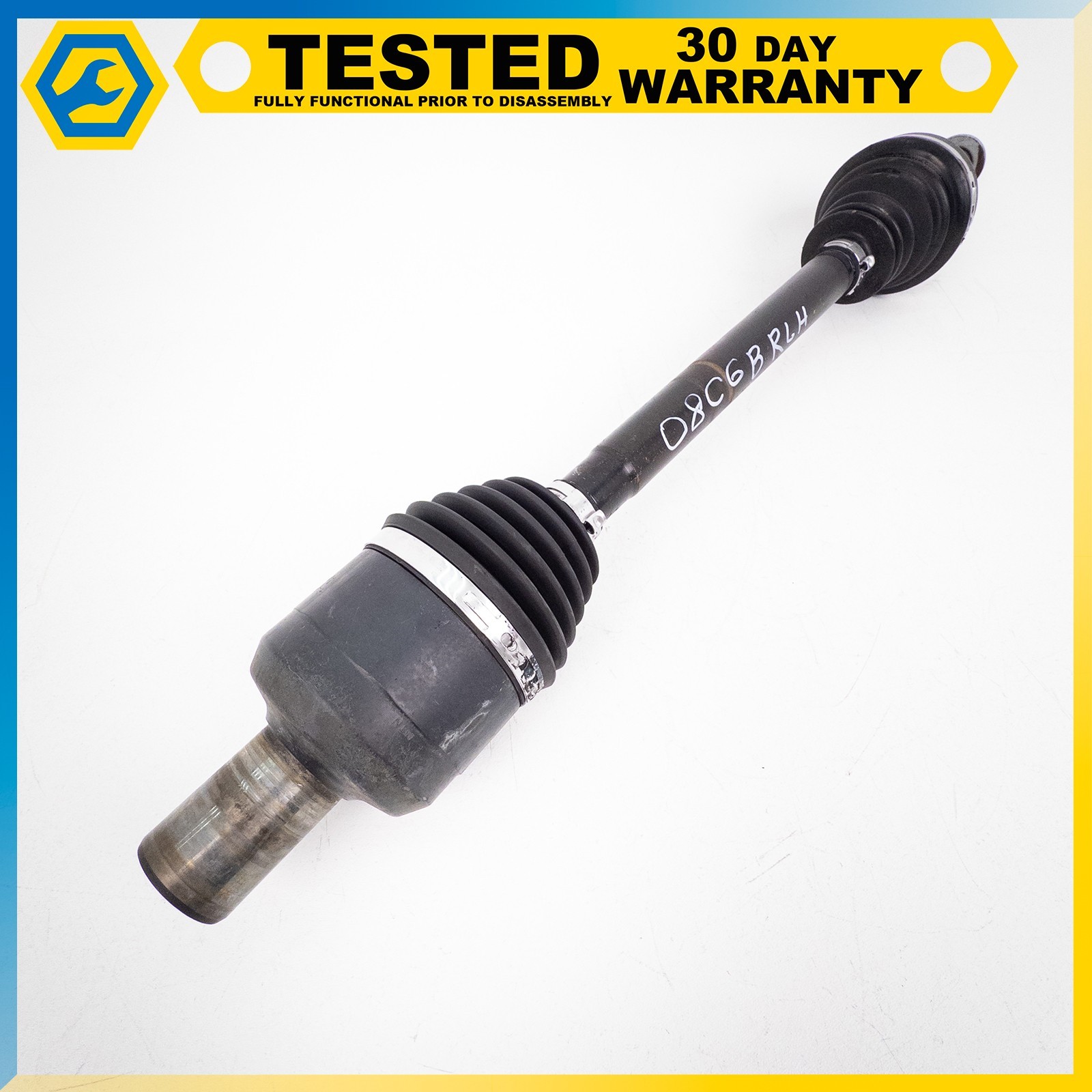 05-13 CHEVROLET CORVETTE C6 XLR REAR LEFT AXLE HALF SHAFT UNIVERSAL JOINT OEM