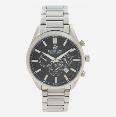 Beverly Hills Polo Club  Silver Tone BP5004Y Chronograph Watch