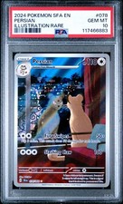 PSA 10 GEM MINT Persian IR 078/064 Shrouded Fable Pokemon TCG