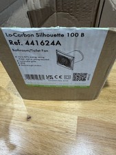 Vent Axia 441624A Lo-Carbon Silhouette 100B Extractor Fan 100mm 230V