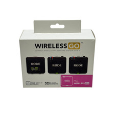 Rode Wireless GO Gen 3 Compact Wireless Microphone System Pink 32-bit Float Rec