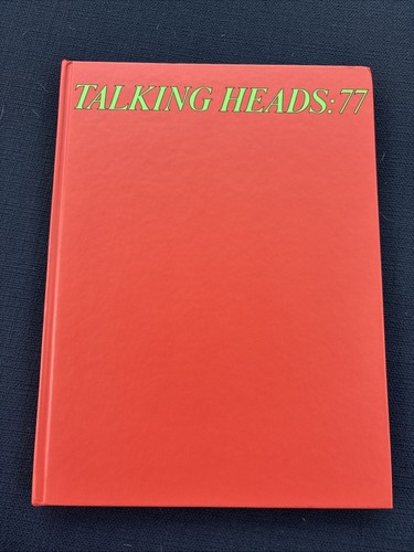 TALKING HEADS : 77 Hardcover Book NEW David Byrne / RHINO Super Deluxe Edition