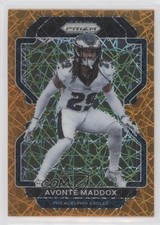 2021 Panini Prizm Lazer Prizm Avonte Maddox #225 r0j