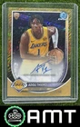 Adou Thiero RC Auto 2025-26 Bowman 22/50 Chrome Gold Shimmer Refractor Lakers