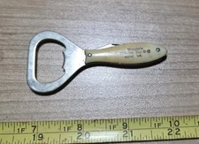 Vintage Wright's Famous Bar-B-Q Zuni Virginia Advertising Metal Bottle Opener