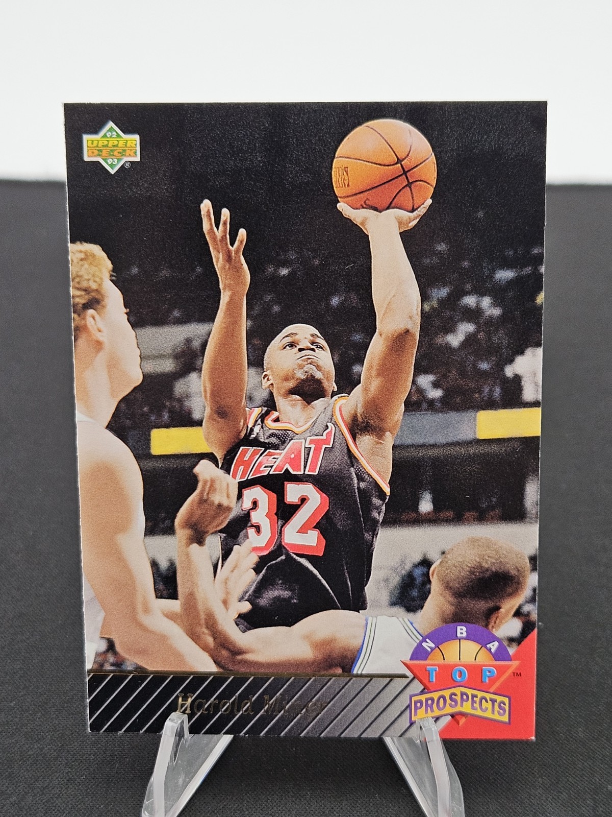 1992-93 Upper Deck Basketball #469 NBA Top Prospects Harold Miner Miami Heat