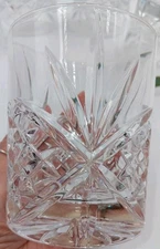 Set of 4  Old Fashon , Shannon Crystal,  Design In Irland. 24% Lead Crystal.