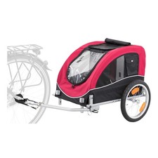 Medium Dog Bike Trailer - Foldable Pet Bicycle Trailer for Dogs up to 48lbs  ...