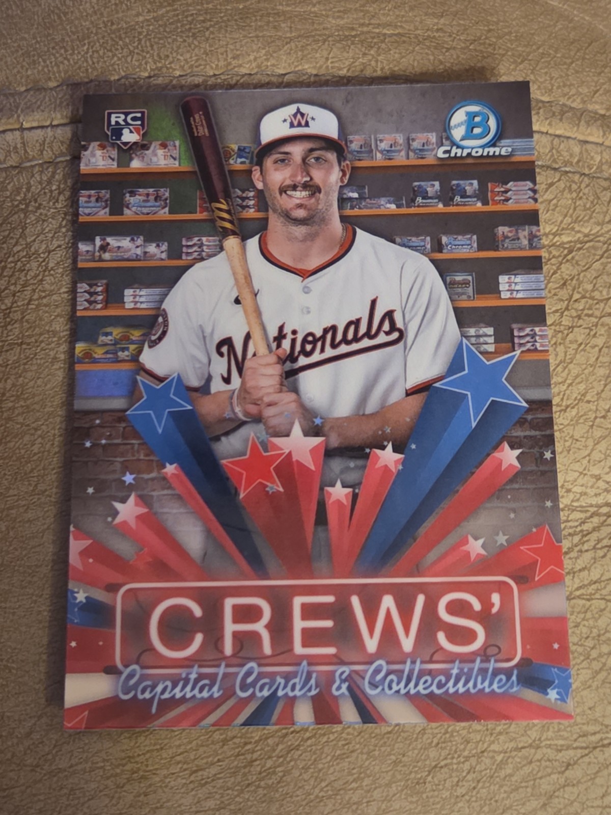 Dylan Crews 2025 Bowman Chrome Hobby Stars RC #HS-12 – Washington Nationals RC