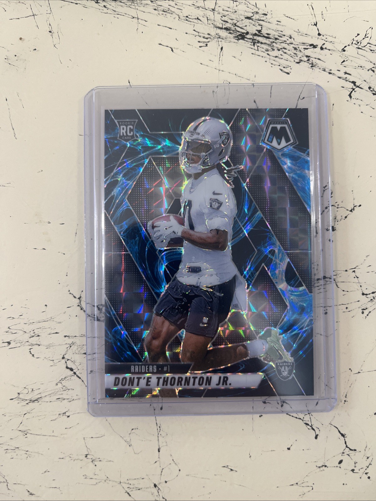 2025 Panini Mosaic - Rookies Dont'e Thornton Jr. #369 Genesis Mosaic Prizm (RC)