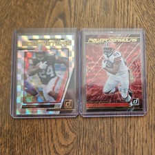 2021 Panini Donruss Nick Chubb 2 card LOT