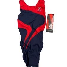 TYR Durafast YOUTH Alliance T-Splice MaxBack 1pc Swimsuit Red Size 26 - 70