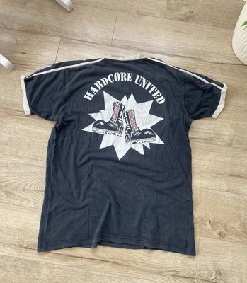 Vintage Agnostic Front Hardcore United Skinheads 90s T-Shirt Size 